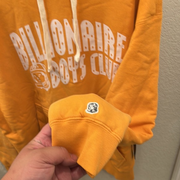 Billionaire Boys Club - BB Vintage Arch Hoodie - Radiant Yellow - size XXL - Picture 5 of 6